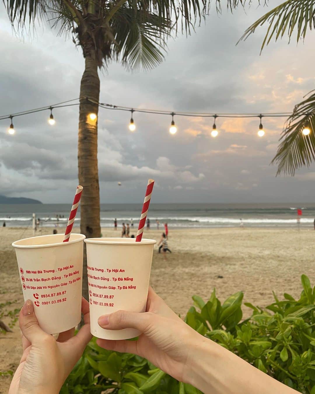 杉浦みずきのインスタグラム：「. 日が暮れてもずーーーっとビーチバレーしてた😂 参加したかった」