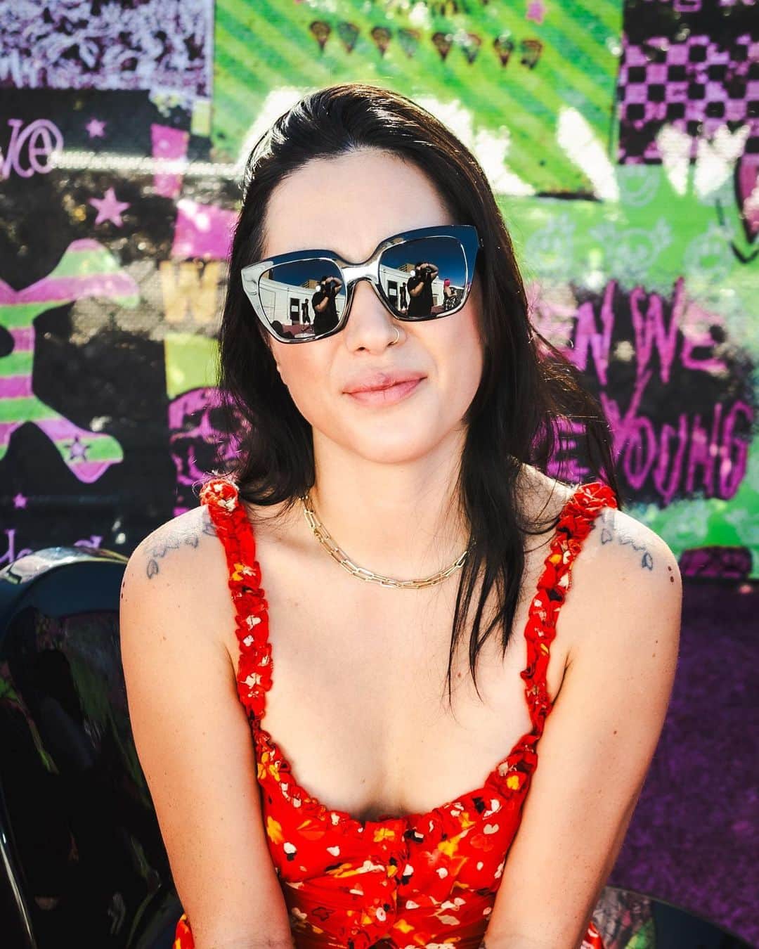 Rock Soundのインスタグラム：「Michelle Branch, photographed backstage at When We Were Young Festival 2023  📸 by @jennfive for Rock Sound  #michellebranch #whenwewereyoungfestival」