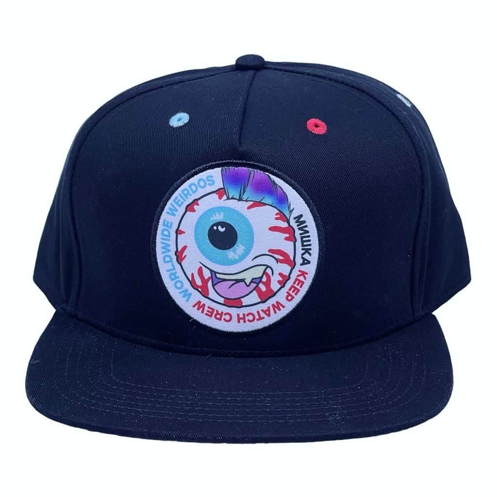 ミシカのインスタグラム：「We decided to put some of the @keepwatch.crew snap backs for sale on the #mishkanyc online shop today. Collectors Items. Buy one. Not financial advice.」