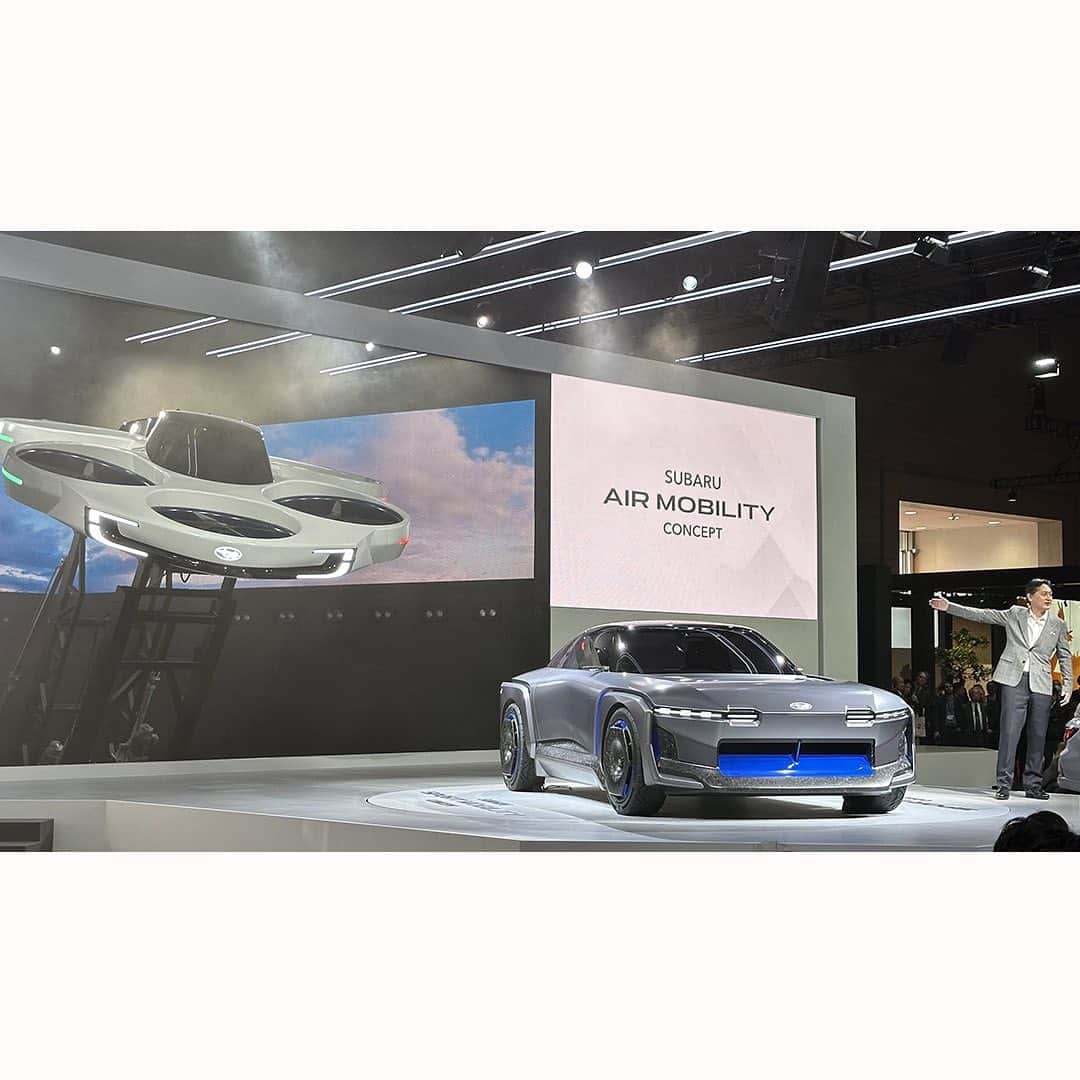 のインスタグラム：「【JAPAN MOBILITY SHOW 2023】  10/25(水)に行われたプレスカンファレンスの様子を一部ご紹介！ 初公開のコンセプトカーや大崎社長が語った #SUBARU の想いを、ぜひご覧ください。  全ての内容は、「SUBARU On-Tube」で！ 詳細はストーリーズをご覧ください。  #SUBARU #スバル #SUBARUJMS #JMS2023 #ジャパンモビリティーショー」