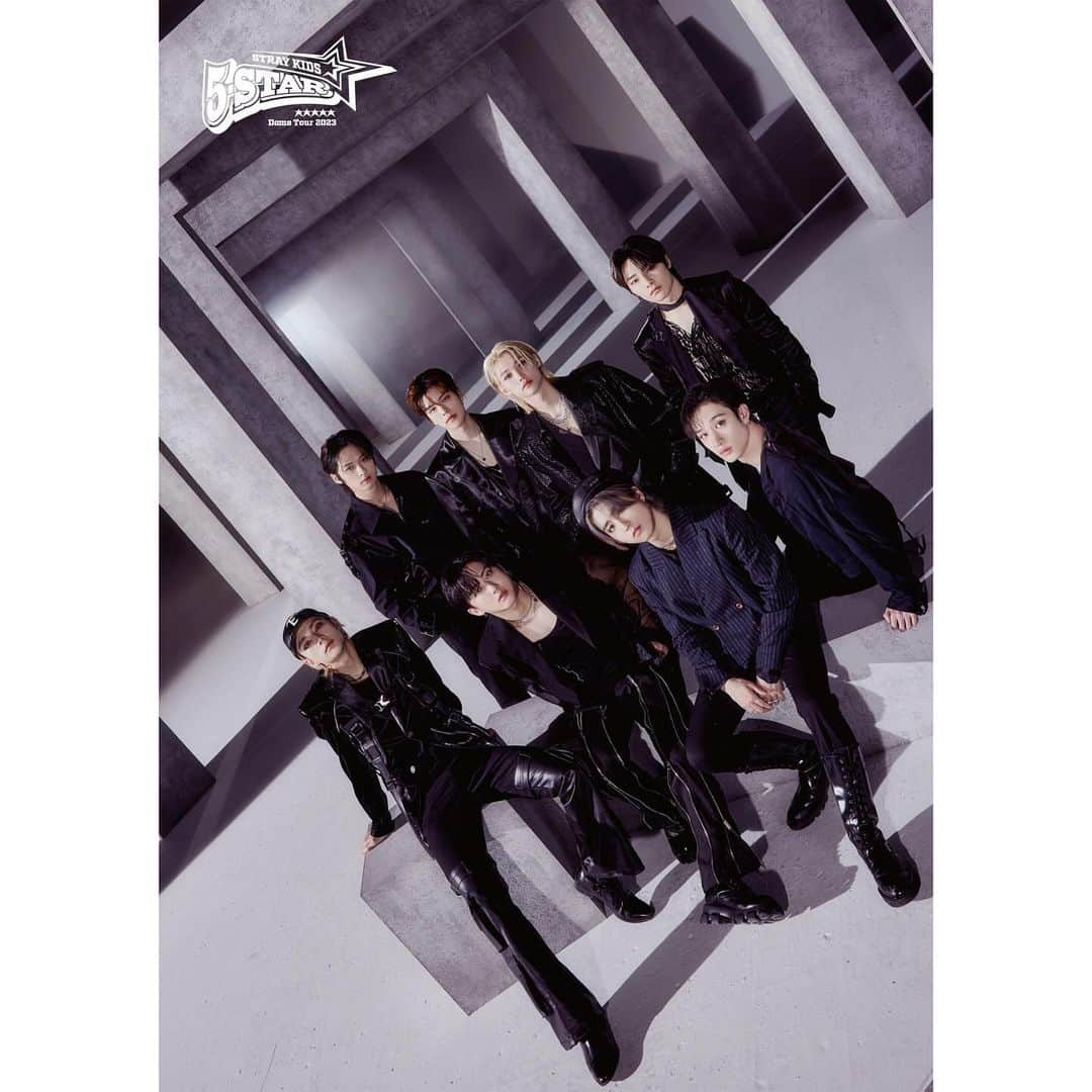 Stray Kidsのインスタグラム：「★★★★★  「Stray Kids 5-STAR Dome Tour 2023」  #StrayKids #スキズ #5_STAR #5_STAR_DOMETOUR #DOMETOUR_SKZ」