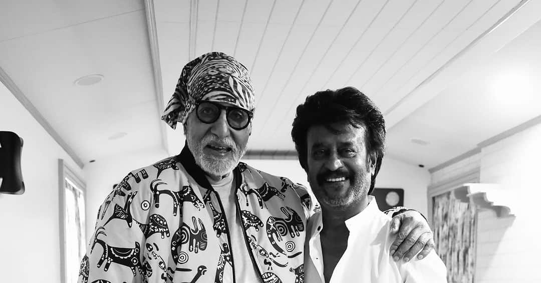 アミターブ・バッチャンさんのインスタグラム写真 - (アミターブ・バッチャンInstagram)「THE THALAIVAR .. !! What an honour 🙏🙏」10月26日 1時34分 - amitabhbachchan