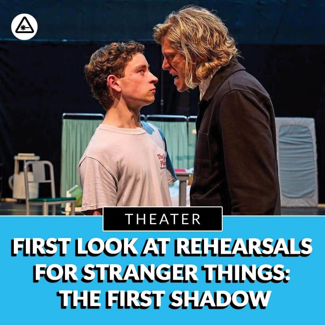 クリス・ハードウィックのインスタグラム：「We  have our first look at rehearsals for Stranger Things: The First Shadow. In them, we prominently see Henry Creel glaring into space and also get our first tease of a young Joyce Byers (at the time Joyce Maldonado)  link in bio」