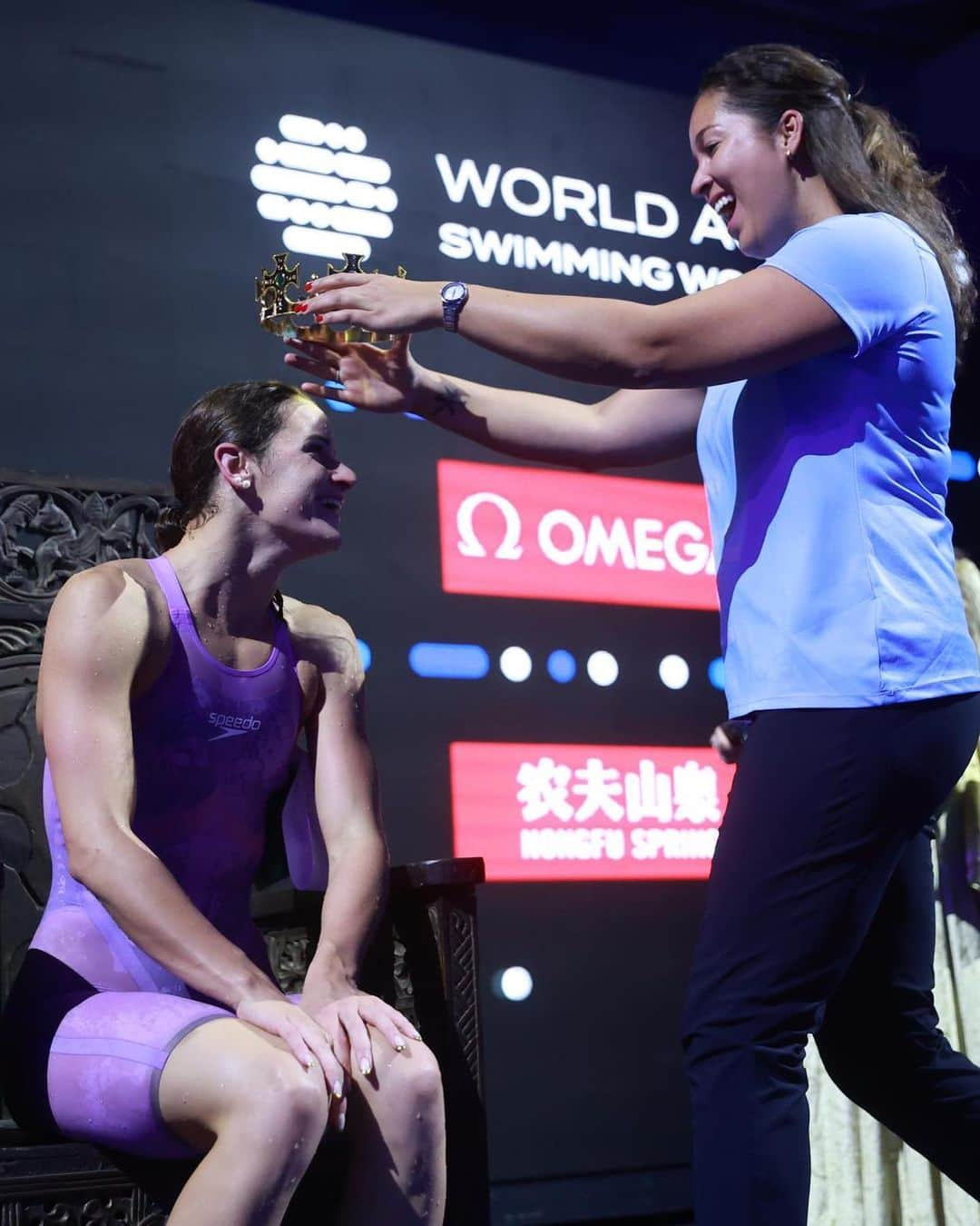 ラノミ・クロモウィジョジョさんのインスタグラム写真 - (ラノミ・クロモウィジョジョInstagram)「💥Swimming World Cup  2023 💥  Meeting new friends 🤩 Seeing old friends again 👵🏽 Contribute and give back to the swimming world. Being part of a fantastic team @world_aquatics ! Challenged myself and learned a lot but most of all, I had a wonderful time! 🤗」10月26日 2時02分 - ranomikromo