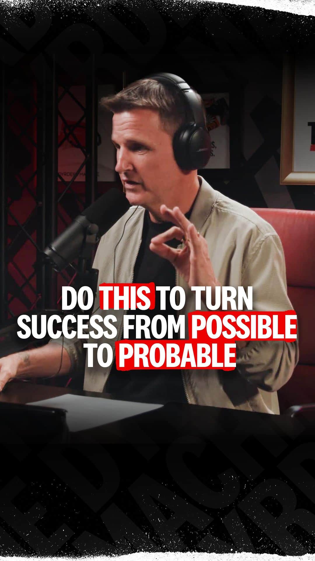ロブ・ディアデックのインスタグラム：「Want to turn success from impossible to possible, and then probable?  Start by building belief.  #BuildWithRob Episode 119 out NOW.」