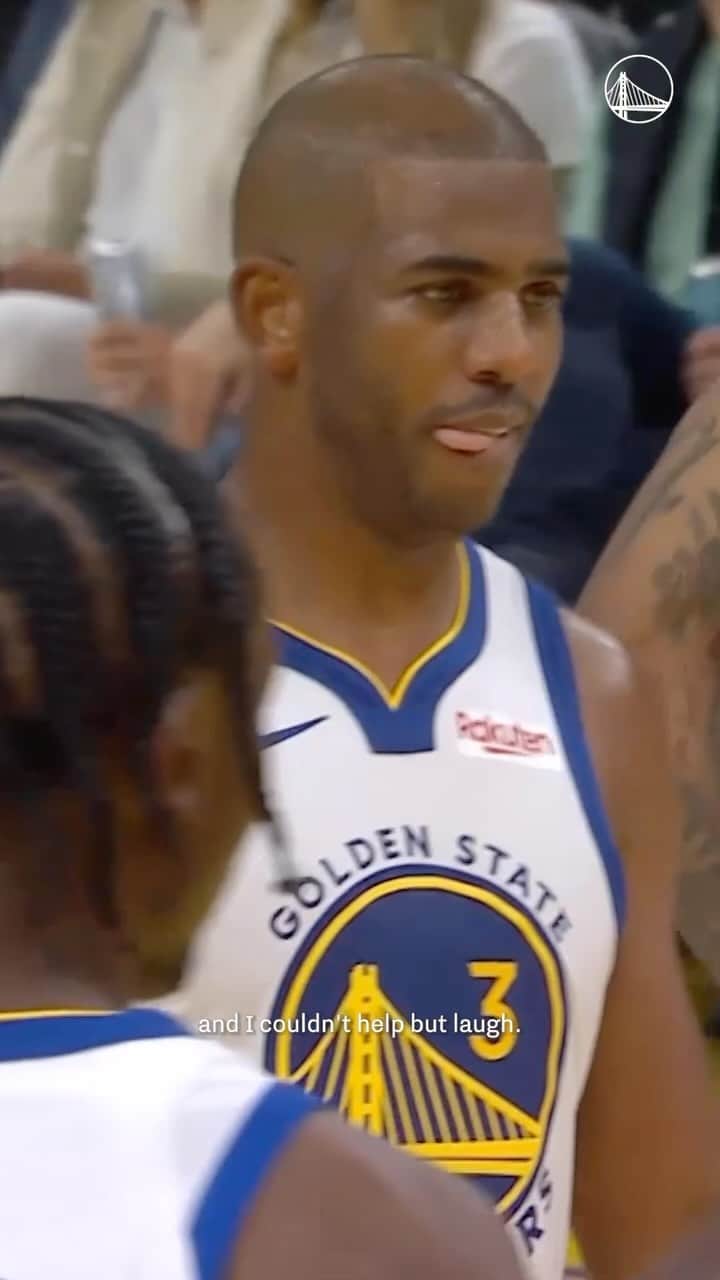 ゴールデンステート・ウォリアーズのインスタグラム：「The first of many chants for Chris Paul.」