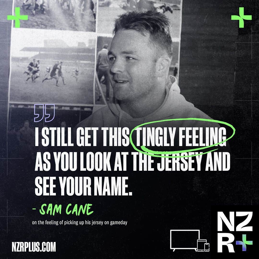 All Blacksさんのインスタグラム写真 - (All BlacksInstagram)「That feeling of seeing your All Blacks jersey 😍  Hear more from our Captain Sam Cane our World Cup final preview show on the Front Row Daily Show on NZR+」10月26日 2時50分 - allblacks