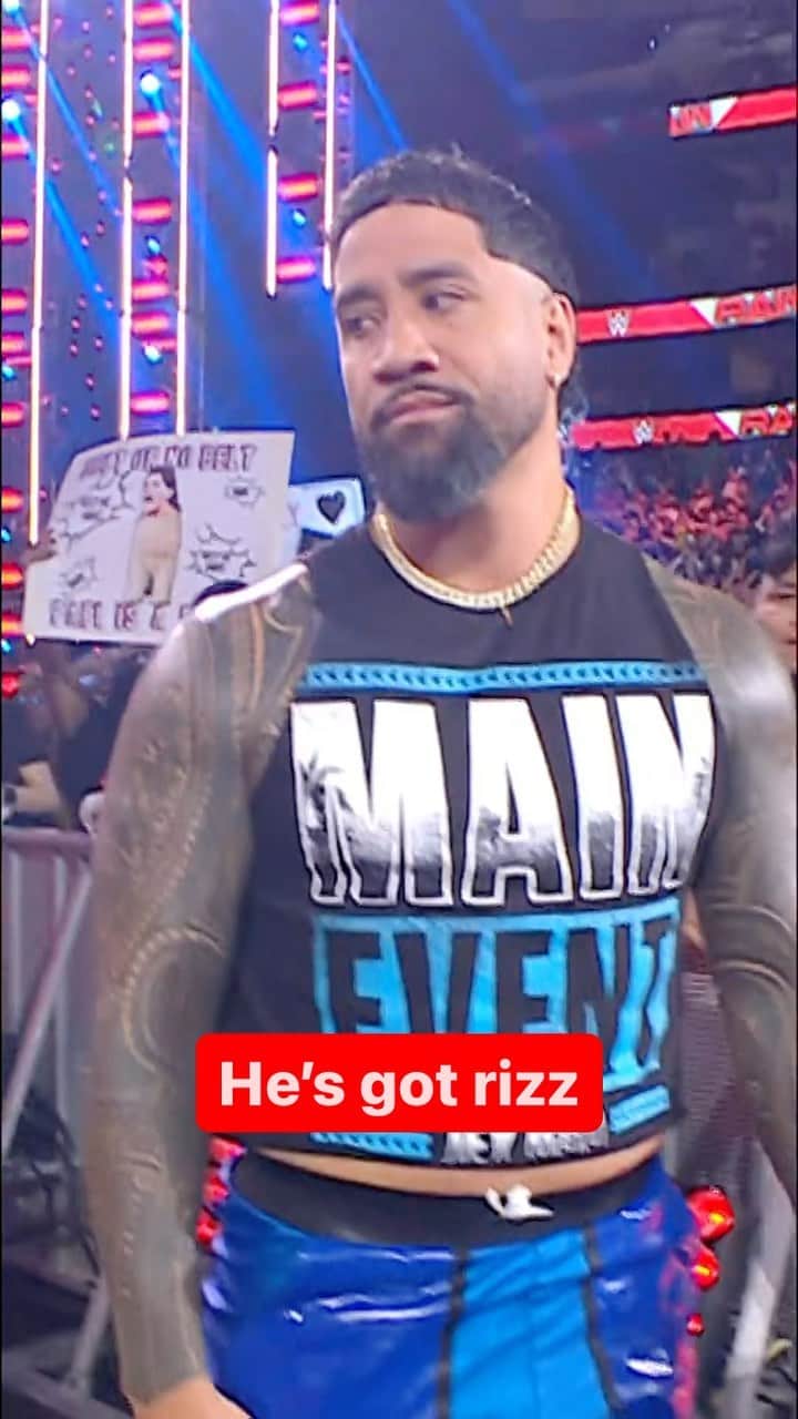 WWEのインスタグラム：「@uceyjucey has his priorities in order 👀」