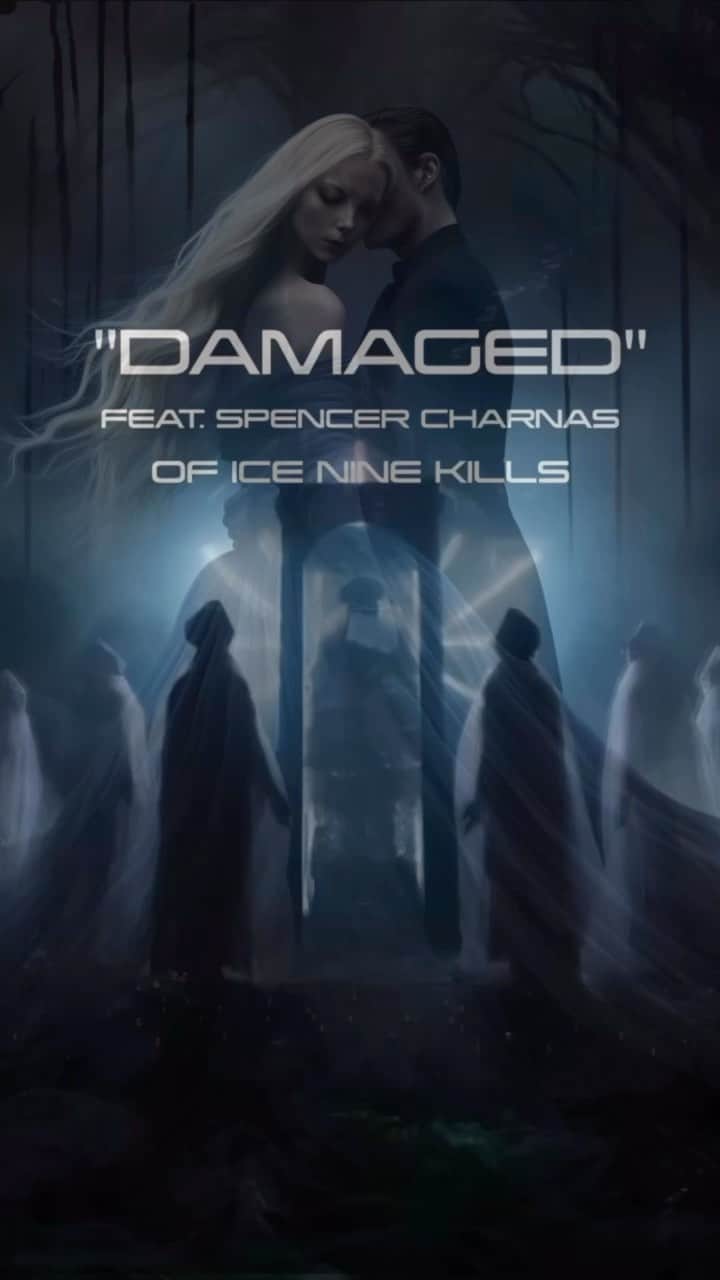 マリア・ブリンクのインスタグラム：「➕”DAMAGED “ with special guest @spencerink  from @iceninekills  will be available to download into your consciousness October 27th . ➕GODMODE ➕  Album available everywhere 10-27➕  ➕KISS OF DEATH TOUR is coming to a town near you Nov 3rd ➕ @iceninekills  @avatarmetal  @nydrock」
