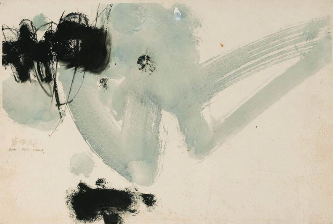 ロンハーマンのインスタグラム：「Chu Teh-Chun, "No. 74", 1961.」