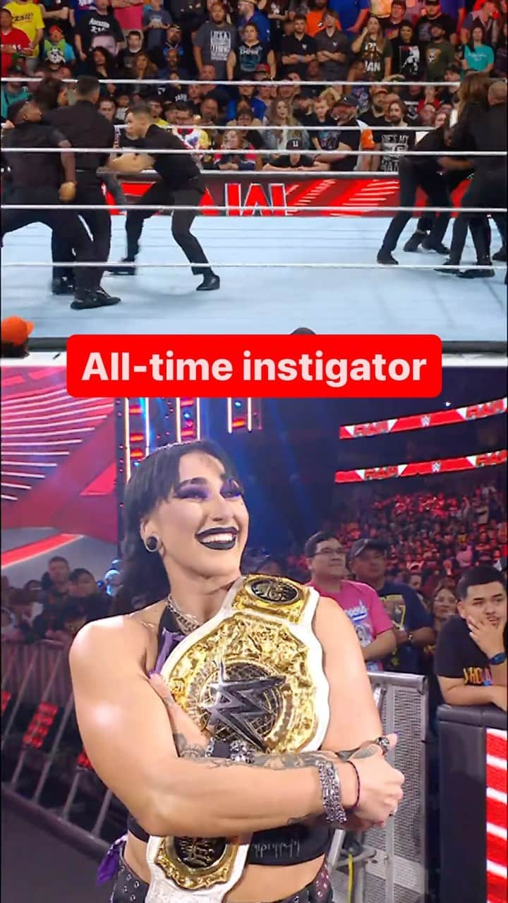 WWEのインスタグラム：「Mami was having the time of her life 😂」