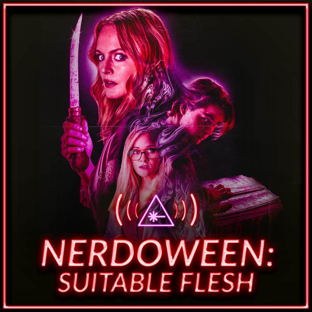 クリス・ハードウィックのインスタグラム：「Director and horror expert @thejoelynch discusses his favorite erotic thrillers, filming his latest, the H.P. Lovecraft adaptation Suitable Flesh, and why he put himself in the movie with a pervy mustache.   listen in bio」