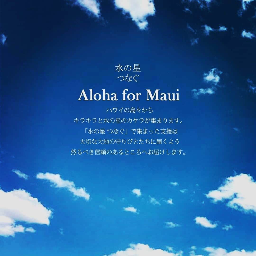 山崎美弥子さんのインスタグラム写真 - (山崎美弥子Instagram)「: 💧  Aloha for Maui   すごいことに... ハワイのほぼ全島がつながり出しました....  この流れの現れは 「水の星　つなぐ……」の最初のひと雫は　 6年前のMaui島から　始まったような気がする  小さな出逢いが　時を旅し ひとりひとりは　水の星のカケラ 点と点が　出逢い　つながり線となり いつの日か　それは　形を持って輝きだす  何気ないひと言で　なにかがはじまり ひと雫💧の水がポタリと落ちて　 波紋が拡がるように、、、  6年前の　あの朝　 滝で祈った　マウイ島、モロカイ島、ハワイ島 それぞれOli。  その時の光景は　忘れることはなく　 それぞれの心で　生きていた。  いつか、きっと　島々に　虹がつなぐ🌈  思いもよらない時のはからいが重なり　 まずはカウアイ島とビックアイランド島と弓の島(日本)の線が描かれた。  そして このイベントを企画している時に襲ったマウイの自然火災災害。 一瞬にして　ことばを失うほどラハイナの姿を見て  同じハワイ諸島に住む民として、 なにが出来るにだろう…… 考えるよりも、出来ることを………  そう心に問いながら、一歩踏み出すと  マウイ島から Lyra Misaさん @lyra_maui  現地からの生の声を伝えに来てくれることに…  Mari Diller さん(  Mauimariocaeanjewelry) @mauimarioceanjewelry  創られた支援のステッカーが届き、  水月　香花さん(Mahinahinamaui ) @mahinahinamaui  支援されているナチュラルSoapが届き、  モロカイ島から Miyako Yamazaki さん  @miyakoyamazaki  作品に絵画を支援へと作品を出展してくれることに…  わたしが此処で見つめる水平線と あなたが何処かで見つめる水平線は ひとつに繋がっています。 わたしたちはひとつから生まれました。 窓枠のような四角いカンバスの向こう側に横たわるのは、 １０００年の未来の風景。 それは誰もが無条件に受容されるあたたかい処。 その風景はわたしたちひとりひとりに内在する聖なる領域なのです。 by  山崎美弥子　　２０２３  そして　数日前に  オワフ島から Miilani Cooper さん @miilanic_aloha  ハワイネイティブプランツで創られた薬草軟膏やオイルなどが届いた。  それぞれの島から　Mauiを想うこころがつながる 水が流れ出すように…   それは　まるで　 ラハイナの地へ　 水の星を編み込んだLeiを捧げるように……  深く強い それぞれの島が　AOの光を放って……  海に消えても、生き続けるたくさんの魂へ 自然の叡智が生き続けるAina  Maui へ  E  Ola  Big  Mahalo nui …… 売り上げ全額すべてを　 被害にあわれた地と方々の元へ届けられます。  *モロカイ島　Miyako Yamazaki  絵画 *マウイ島　　Mari Diller さん 　　Mauimariocaeanjewelry 支援のステッカー *マウイ島　　水月　香花さん 　　Mahinahinamaui ナチュラルSoap *オワフ島　　Miilani Cooper さん　 　　ハワイネイティブプランツ薬草軟膏やオイル  Special thanks この流れをつないでくれたマウイ島に永く住み　 マウイのみんなとの架け橋　Mika Nakamura @ibumaui  ありがとう✨✨感謝を   @little__eagle  @sayokoyoshizaki  @luna_rossa_nishio  @kaorikolittleeagle」10月26日 5時22分 - miyakoyamazaki