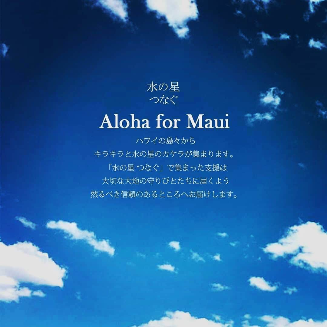 山崎美弥子のインスタグラム：「: 💧  Aloha for Maui   すごいことに... ハワイのほぼ全島がつながり出しました....  この流れの現れは 「水の星　つなぐ……」の最初のひと雫は　 6年前のMaui島から　始まったような気がする  小さな出逢いが　時を旅し ひとりひとりは　水の星のカケラ 点と点が　出逢い　つながり線となり いつの日か　それは　形を持って輝きだす  何気ないひと言で　なにかがはじまり ひと雫💧の水がポタリと落ちて　 波紋が拡がるように、、、  6年前の　あの朝　 滝で祈った　マウイ島、モロカイ島、ハワイ島 それぞれOli。  その時の光景は　忘れることはなく　 それぞれの心で　生きていた。  いつか、きっと　島々に　虹がつなぐ🌈  思いもよらない時のはからいが重なり　 まずはカウアイ島とビックアイランド島と弓の島(日本)の線が描かれた。  そして このイベントを企画している時に襲ったマウイの自然火災災害。 一瞬にして　ことばを失うほどラハイナの姿を見て  同じハワイ諸島に住む民として、 なにが出来るにだろう…… 考えるよりも、出来ることを………  そう心に問いながら、一歩踏み出すと  マウイ島から Lyra Misaさん @lyra_maui  現地からの生の声を伝えに来てくれることに…  Mari Diller さん(  Mauimariocaeanjewelry) @mauimarioceanjewelry  創られた支援のステッカーが届き、  水月　香花さん(Mahinahinamaui ) @mahinahinamaui  支援されているナチュラルSoapが届き、  モロカイ島から Miyako Yamazaki さん  @miyakoyamazaki  作品に絵画を支援へと作品を出展してくれることに…  わたしが此処で見つめる水平線と あなたが何処かで見つめる水平線は ひとつに繋がっています。 わたしたちはひとつから生まれました。 窓枠のような四角いカンバスの向こう側に横たわるのは、 １０００年の未来の風景。 それは誰もが無条件に受容されるあたたかい処。 その風景はわたしたちひとりひとりに内在する聖なる領域なのです。 by  山崎美弥子　　２０２３  そして　数日前に  オワフ島から Miilani Cooper さん @miilanic_aloha  ハワイネイティブプランツで創られた薬草軟膏やオイルなどが届いた。  それぞれの島から　Mauiを想うこころがつながる 水が流れ出すように…   それは　まるで　 ラハイナの地へ　 水の星を編み込んだLeiを捧げるように……  深く強い それぞれの島が　AOの光を放って……  海に消えても、生き続けるたくさんの魂へ 自然の叡智が生き続けるAina  Maui へ  E  Ola  Big  Mahalo nui …… 売り上げ全額すべてを　 被害にあわれた地と方々の元へ届けられます。  *モロカイ島　Miyako Yamazaki  絵画 *マウイ島　　Mari Diller さん 　　Mauimariocaeanjewelry 支援のステッカー *マウイ島　　水月　香花さん 　　Mahinahinamaui ナチュラルSoap *オワフ島　　Miilani Cooper さん　 　　ハワイネイティブプランツ薬草軟膏やオイル  Special thanks この流れをつないでくれたマウイ島に永く住み　 マウイのみんなとの架け橋　Mika Nakamura @ibumaui  ありがとう✨✨感謝を   @little__eagle  @sayokoyoshizaki  @luna_rossa_nishio  @kaorikolittleeagle」