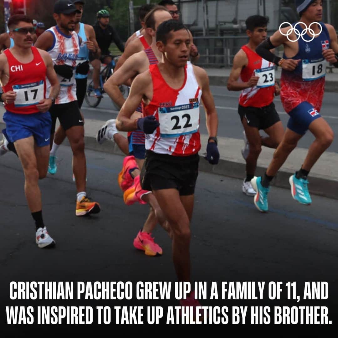 オリンピックさんのインスタグラム写真 - (オリンピックInstagram)「When he was just 11 years old, Cristhian Pacheco 🇵🇪 was cleaning cars to support his eight siblings and parents.   Fast-forward 19 years, and he's a two-time Pan American champion. 💪  Swipe to read his story!  #RoadToParis2024 | #OlympicQualifiers | #Santiago2023」10月26日 5時37分 - olympics