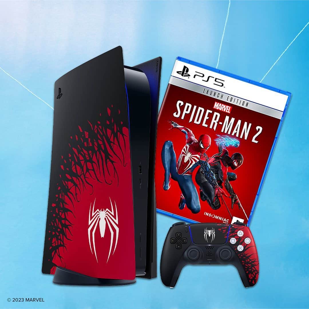 Marvel Entertainmentさんのインスタグラム写真 - (Marvel EntertainmentInstagram)「GIVEAWAY TIME 🕷️ Warby Parker meets Peter Parker. To celebrate our collaboration with Marvel’s Spider-Man 2, we’re giving away a @playstation 5 console, Spider-Man 2 Launch Edition game for PS5, and the limited-edition Peter Parker glasses and sunglasses. How to enter:  🕷️Like this post 🕷️Follow @warbyparker and @marvel  🕷️Tag a friend in the comments. (Each comment counts as an individual entry.)  One lucky winner will be randomly chosen. Just remember: With great power comes great responsibility.  No purchase necessary. 18+. Enter by 10/29/23 at 12:00 P.M. ET. See official rules via link in Warby Parker’s bio. Void where prohibited.」10月26日 5時52分 - marvel