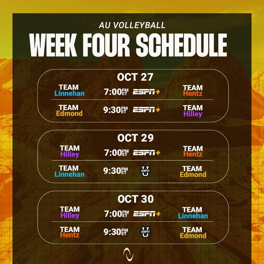 USA Volleyballのインスタグラム：「Exciting week of @auprovolleyball action ahead! Tune in starting Friday! #AUVB」