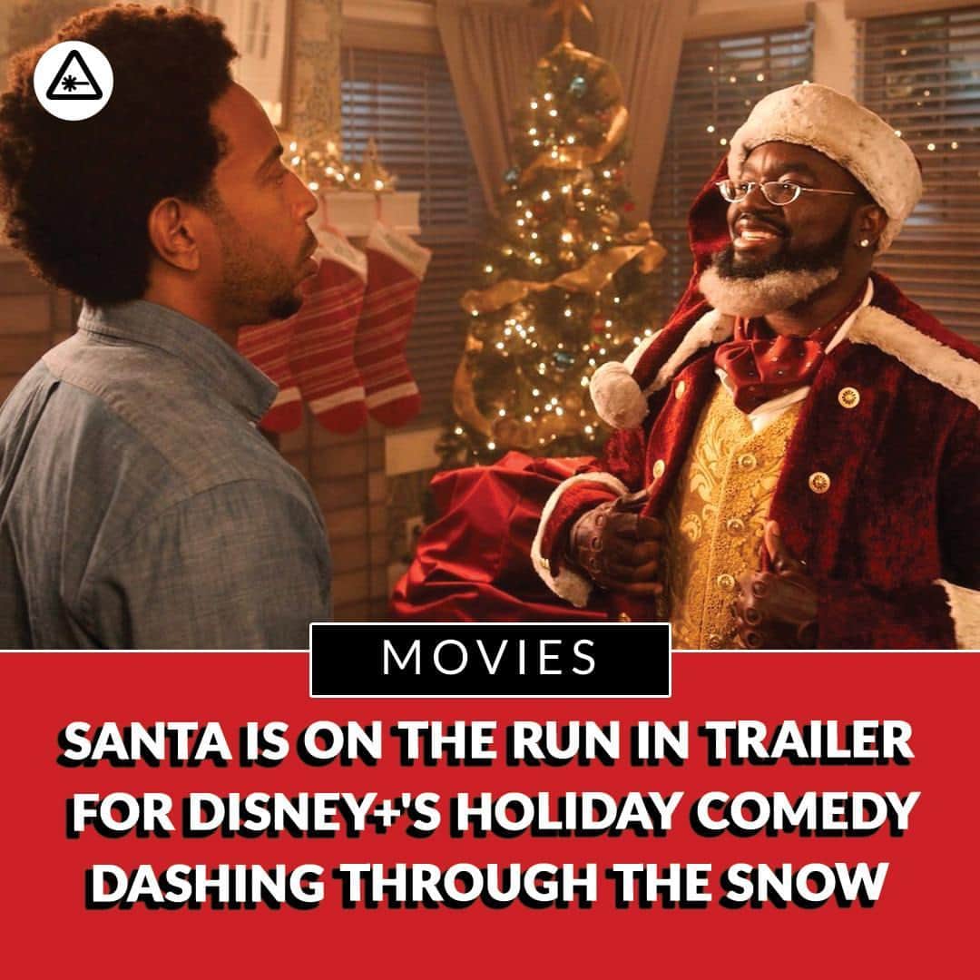 クリス・ハードウィックのインスタグラム：「Disney’s first trailer for Dashing Through the Snow, starring Ludacris and Lil Rel Howery, finds Christmas magic in a madcap search for Santa.  link in bio」