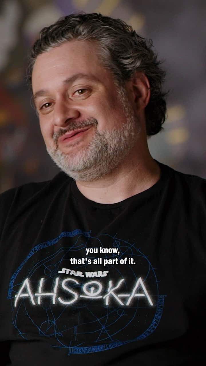 スター・ウォーズのインスタグラム：「Jedi, Sith, and space whales.   Dave Filoni discusses the legacy of creating Star Wars stories.  All episodes of #Ahsoka now streaming on @DisneyPlus.  (Previously Recorded.)」
