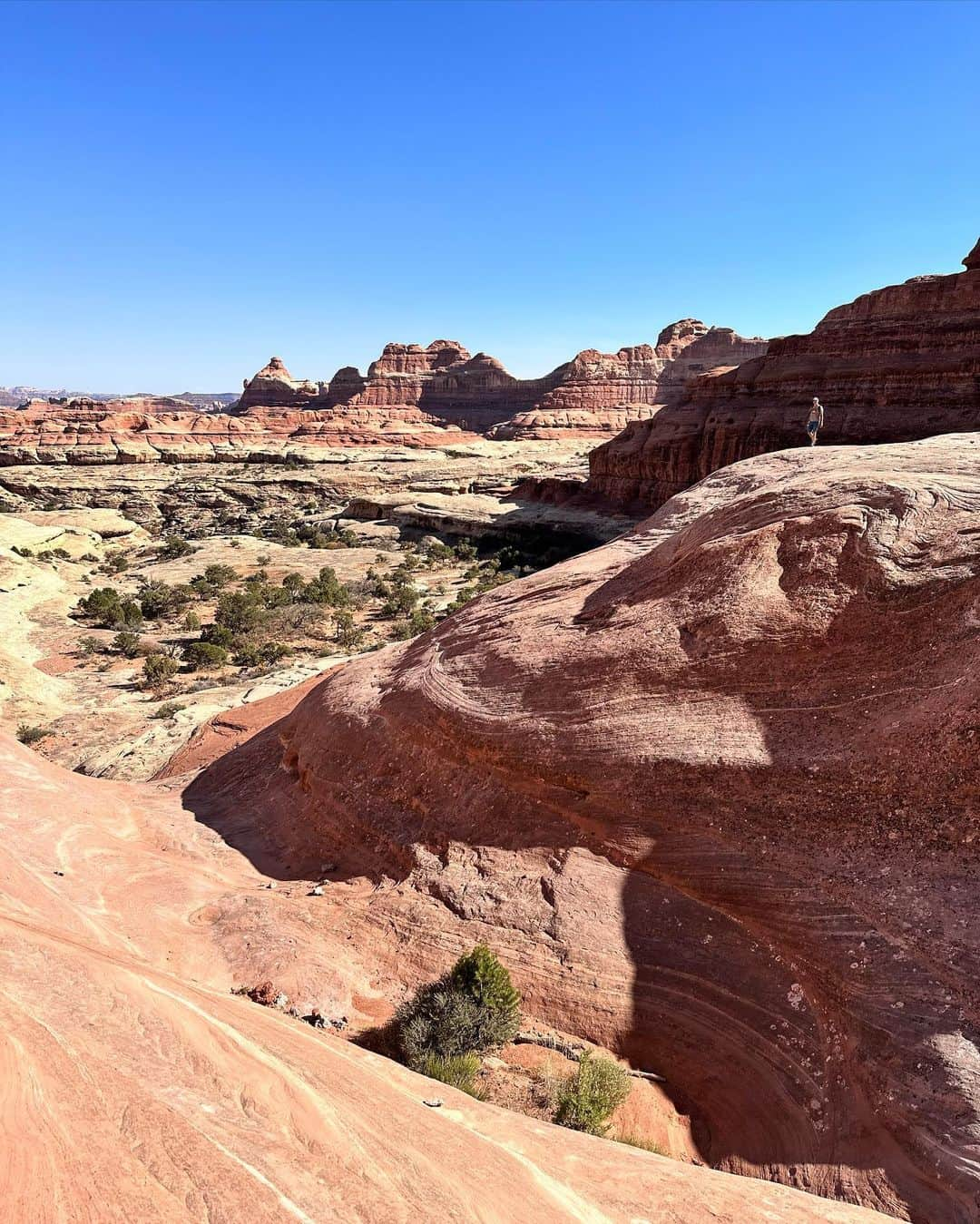 ヘイゼル・フィンドレーさんのインスタグラム写真 - (ヘイゼル・フィンドレーInstagram)「It’s been a relaxed and fun week climbing in the Moab area. We had 4 days cragging in Indian Creek, a day hiking around Canyonlands National Park and we climbed the North Six Shooter (iconic desert tower). I get a kick out of the scenery around here which sometimes feels closer to a Martian landscape than the lush greenery I’m used to back home.   Throughout my career it’s been important for me to spend stretches of time (sometimes pretty long) climbing without an agenda. And this past week represented that fun ‘going with the flow’ climbing mentality. Now we’re heading west!   @blackdiamond @lasportivagram @angus.kille」10月26日 7時32分 - hazel_findlay