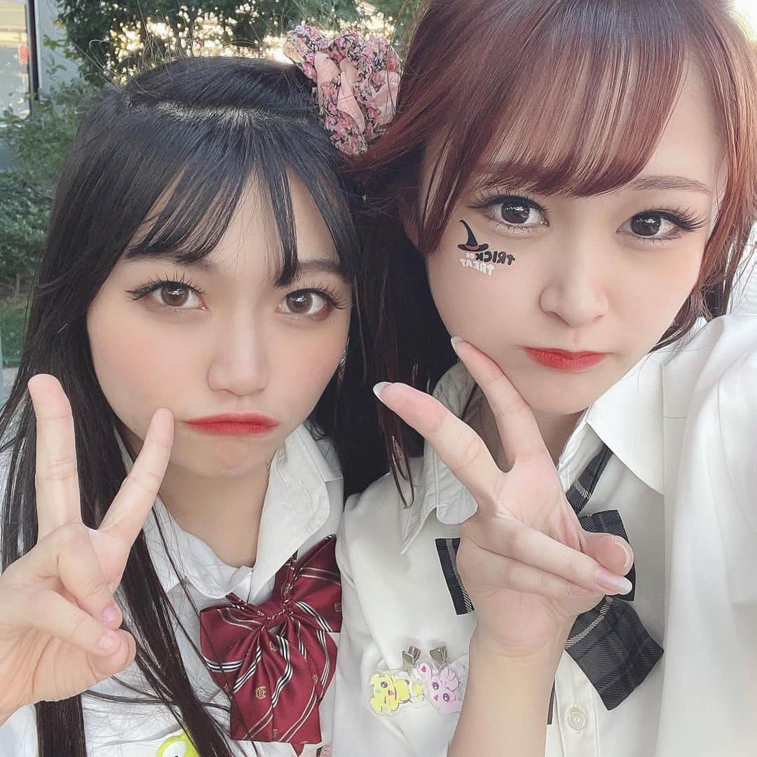 れなさんのインスタグラム写真 - (れなInstagram)「. ₹˝ｬʓ ♡⸝⸝ ・ ・ #ハロウィン #ハロウィン仮装 #ハロウィンコスプレ #ギャル #ギャルメイク #ギャル加工 #halloween #instagram #l4l #lll #followme」10月26日 18時38分 - rena_rosario_c