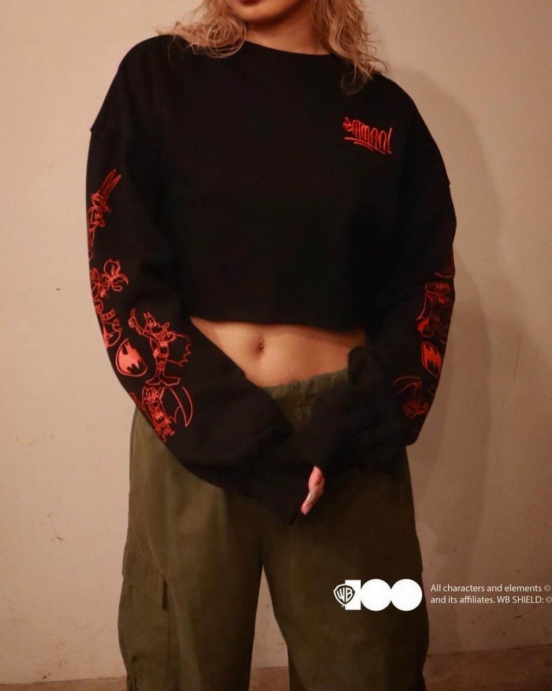 FIG&VIPERのインスタグラム：「【 New 】   ・Warner Bros. 100th collab cropped sweatshirt ¥7,700  (tax included)   _______________________________________________  ワーナー・ブラザース 100周年！！！！ 長年愛されているキャラクターたちをデザインしたコラボアイテムを発売 アニバーサリーを記念したイラストで特別感のあるアイテムができました！  #figandviper」