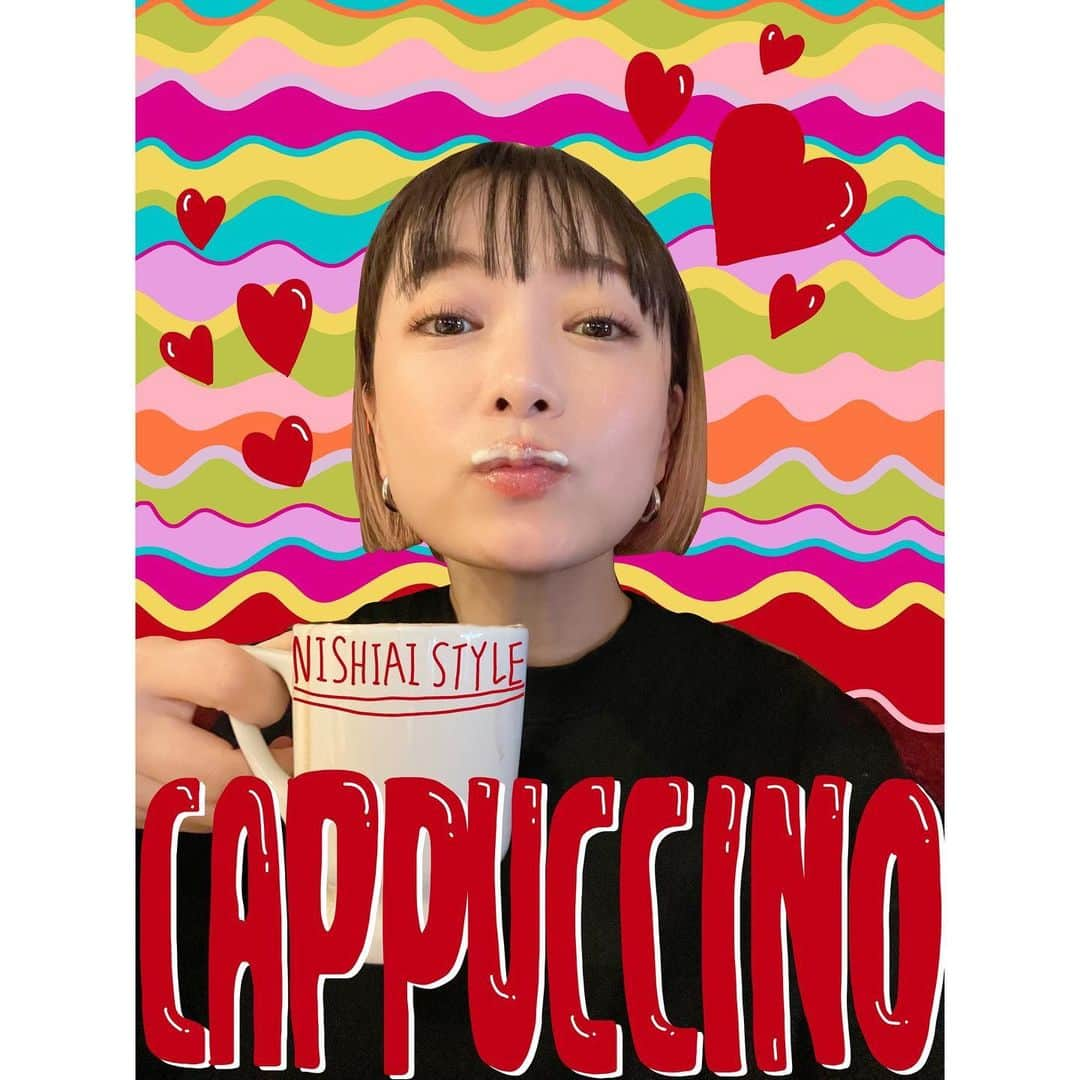 西田あいさんのインスタグラム写真 - (西田あいInstagram)「♡ カプチーノがおいしい季節になりました☕️😶‍🌫️  #coffeetime #coffeelover #ニシアイコーデ #ニシアイアート #ニシアイスタイル #ニシアイネイル #ニシアイメイク#西田ヘア #150cmコーデ #sサイズコーデ #30代ファッション #30代メイク #30代コーデ #30代ヘアスタイル #ミニボブ #大人ショート #ファッションイラスト #毎日コーデ #ファッションスナップ #グラデーションボブ #グラデーションカラー #いらすとぐらむ #illustrate #illustagram #イラストグラム #おえかき #らくがきアート #プロクリエイト #procreate #西田あい」10月26日 11時11分 - nishidaai