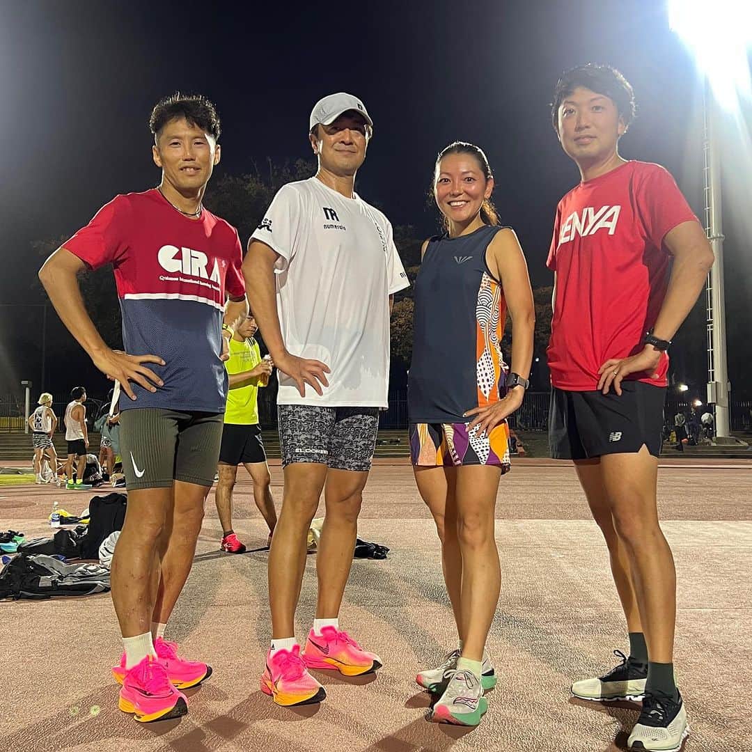run+さんのインスタグラム写真 - (run+Instagram)「#サイラス練 3000m 2000m 1000m ちょっと背伸びして4: ...