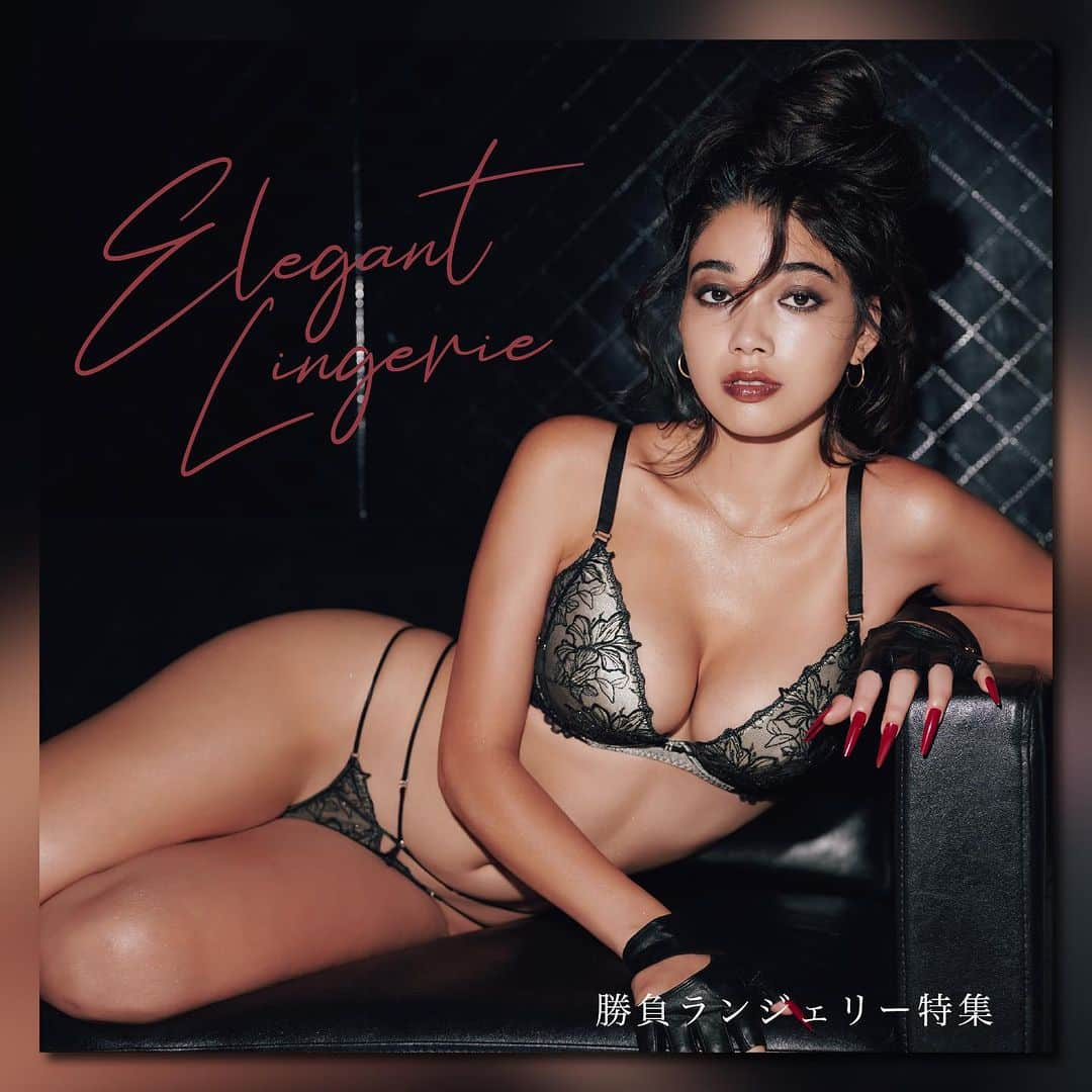 Ravijour Official Instagramのインスタグラム：「Elegant Lingerie ランジェリーがあなたを際立てる瞬間  シャープリリー グラマーアップ ブラ カラー：ブラック  #RAVIJOUR #ラヴィジュール #勝負下着」