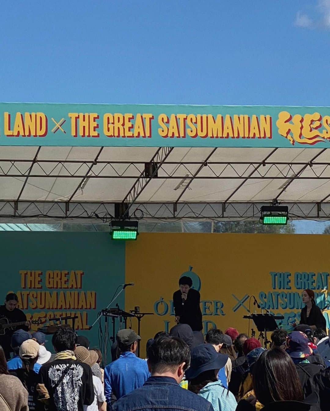 大澤実音穂さんのインスタグラム写真 - (大澤実音穂Instagram)「OLIVER LAND × THE GREAT SATSUMANIAN HESTIVAL 2023 ありがとうございました。🌋💨私たちはアコースティックセットでライブしてきました。お客さんも暖かく迎えてくれて楽しかった〜  4年ぶりの開催…！地元鹿児島でこんな素敵なフェスが行われる事がすごく嬉しいです。タブさん @tabuzombie 本当にお疲れ様でした。🧚」10月26日 14時02分 - ______mineho