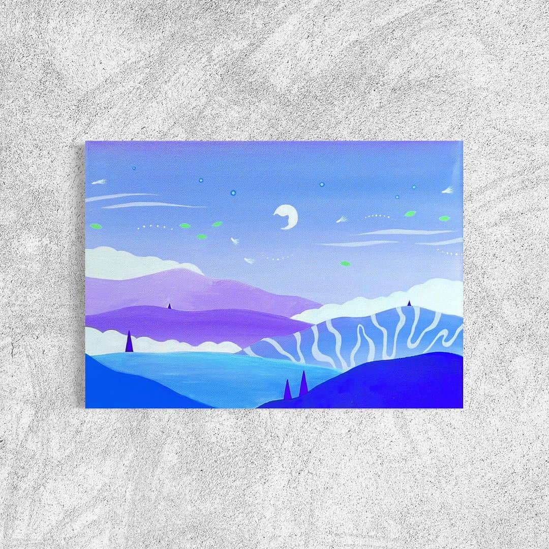 フランセス・スィーヒのインスタグラム：「Thinking about moving away from crisp lines and playing more with fuzzy strokes 💭」
