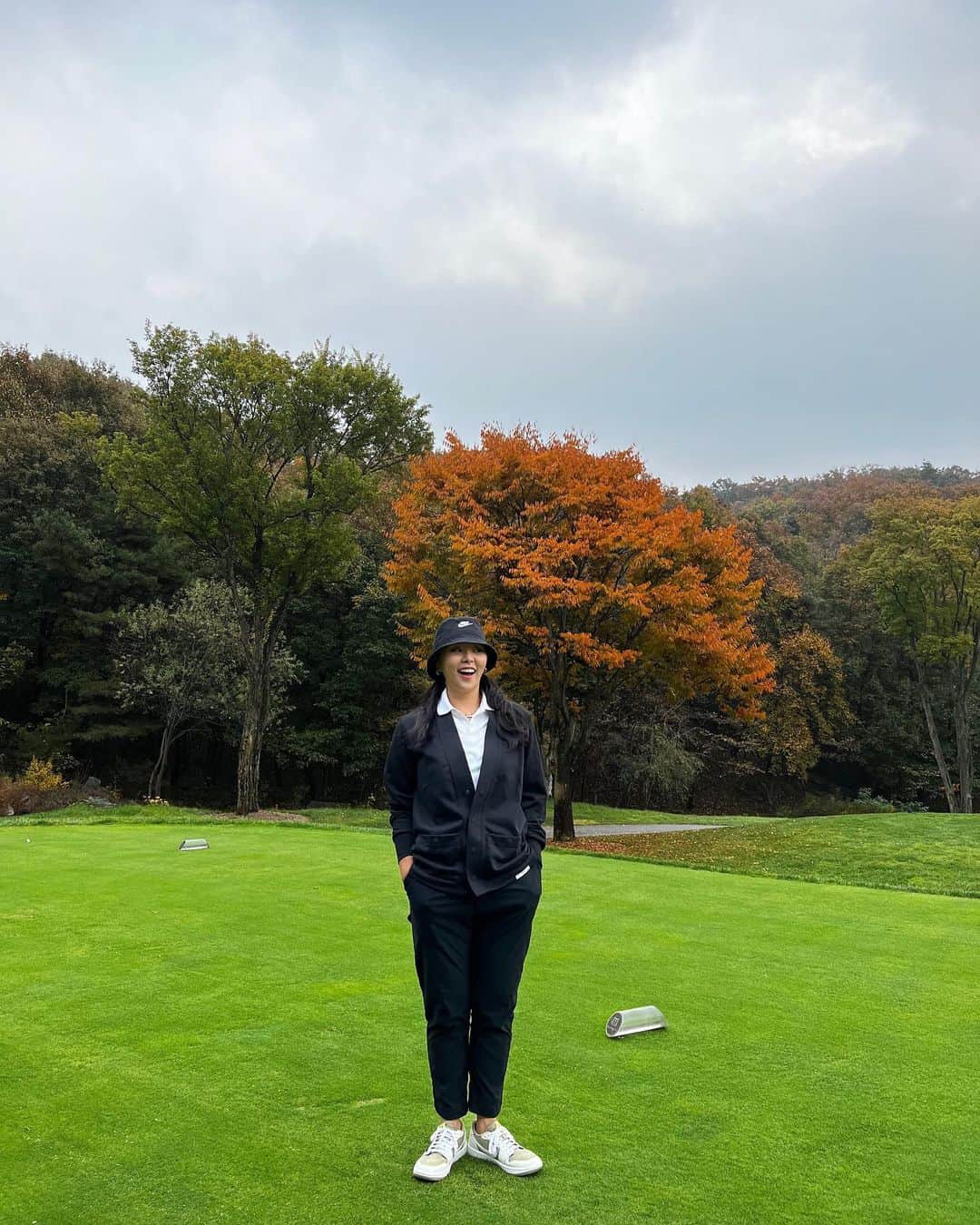 チョ・ユンジのインスタグラム：「_ 오늘 내 아이템들 폼미쳤다….🫢  @jumpman23 x @travisscott  @hypegolf @hypegolfkorea  @monzee.jp @yukiuesako」