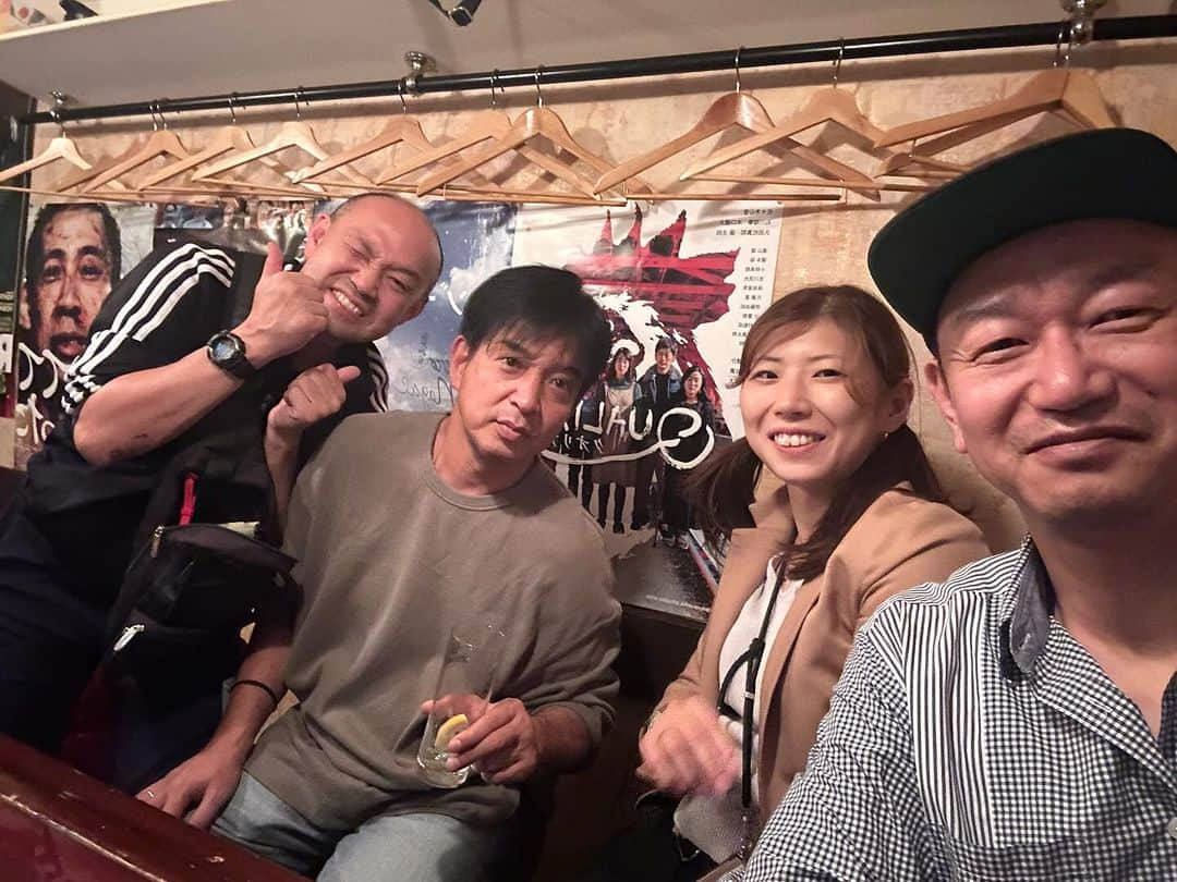 島津健太郎さんのインスタグラム写真 - (島津健太郎Instagram)「久しぶりのでぐっちゃんと初めましての門脇さん。 昔話から今の話まで楽しい夜でした！  #出口正義 #門脇亨 #スタントチーム #gocoo」10月26日 16時37分 - k_super_xtreme