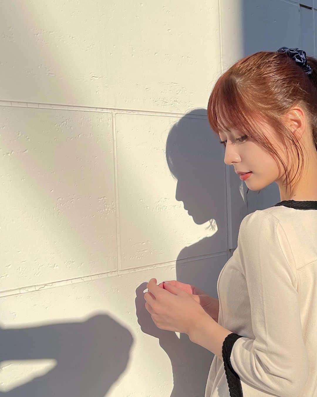 のインスタグラム：「ポニーテールにしてもらったよ」