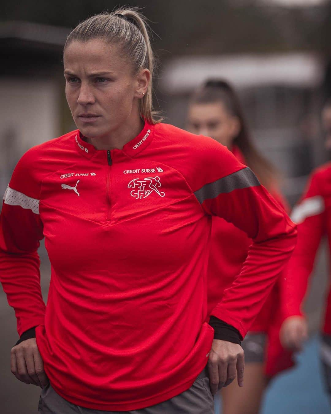 Ana Maria Crnogorcevicのインスタグラム：「back in red&white🇨🇭🫶 focus -> big games ahead」