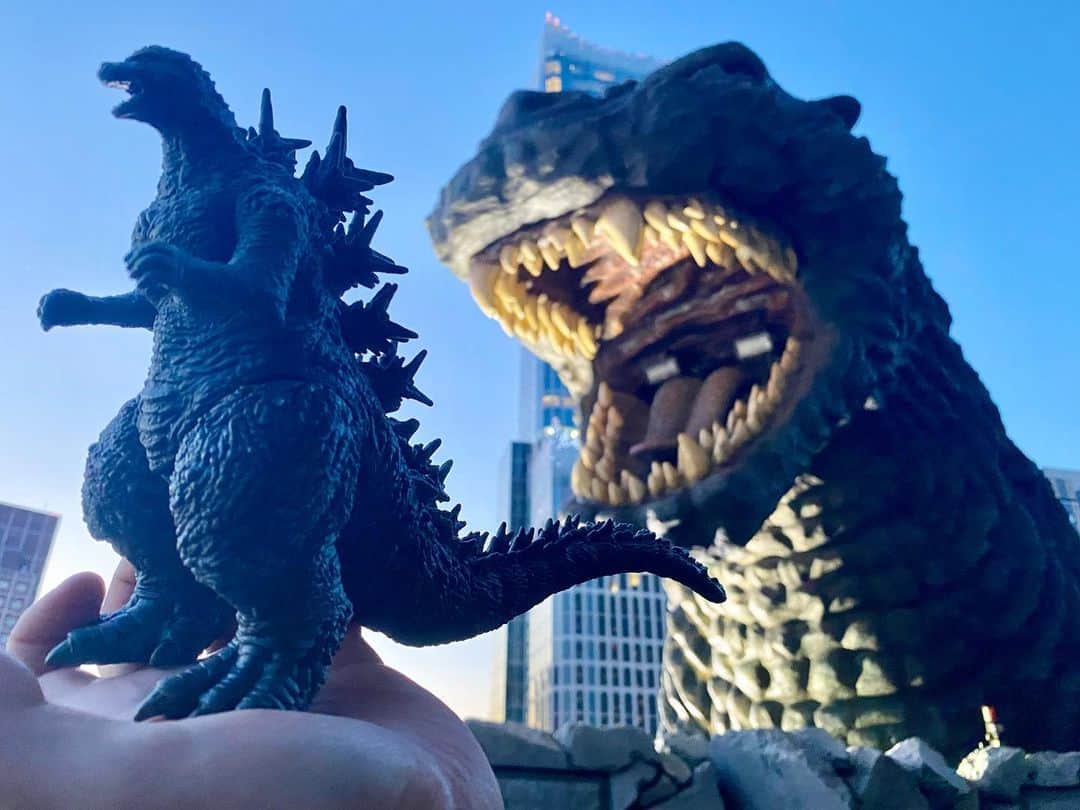 ぎわちん。のインスタグラム：「生きて、抗え。 #ゴジラ #godzilla #ゴジラマイナスワン #godzillaminusone  #ゴジラヘッド #ぎわちん」