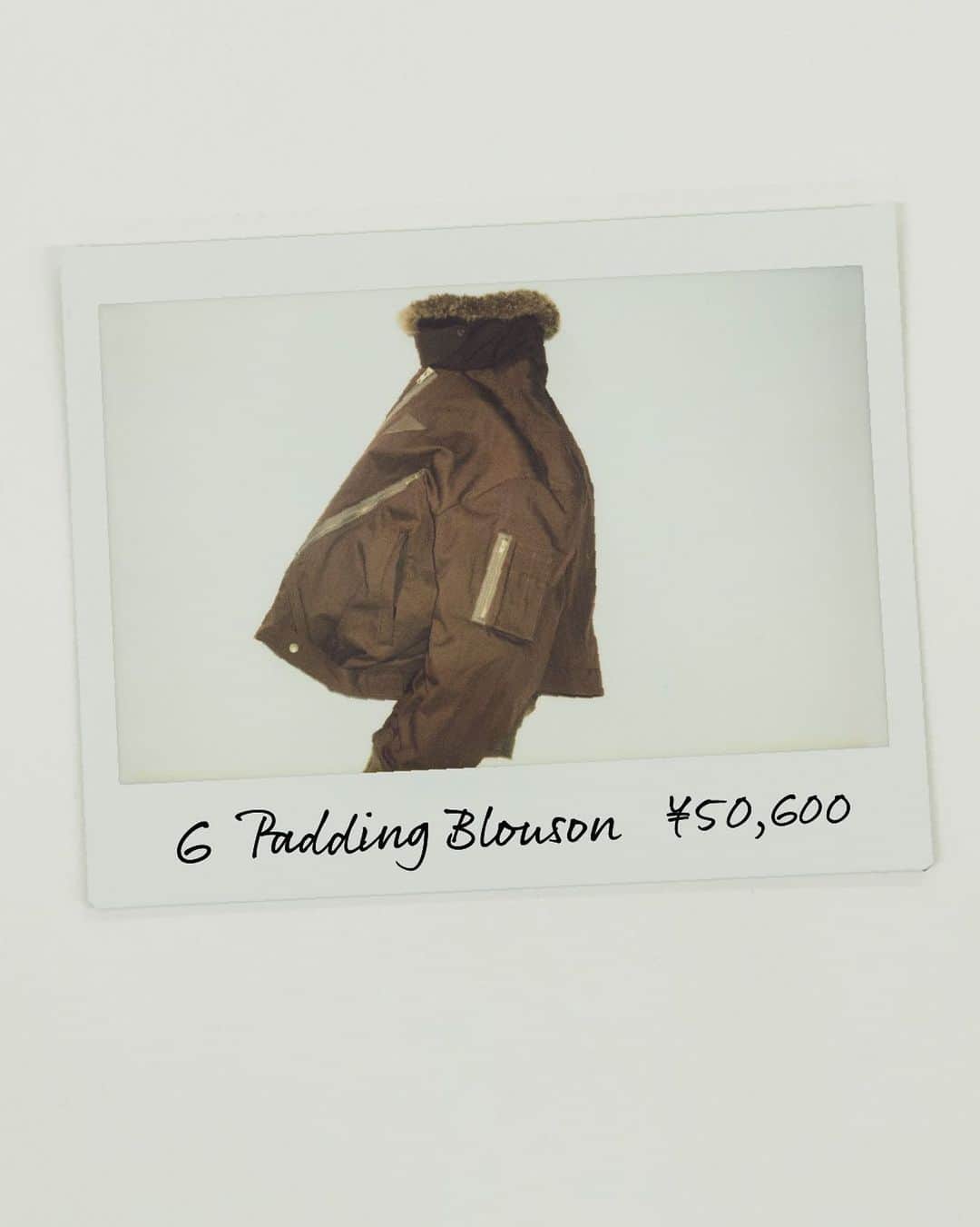 6(ROKU) OFFICIALのインスタグラム：「- -Pick Up 2023AW OUTERWEAR-  〈6〉PADDING BLOUSON ¥50,600- tax in(MD.Brown)  #roku」