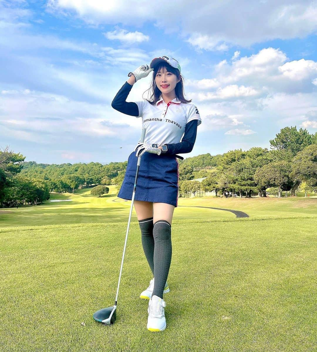 はにゅんさんのインスタグラム写真 - (はにゅんInstagram)「昨日はGOLF TODAY GTバーディーズの練習ラウンドに行ってきました⛳️  普段のレッスンでフォームを改善してもらったので、 思っていたよりミスは無かったけれど、、 沢山走り回った〜〜〜😂  ラフやバンカーはコースに出ないとなかなか出来ないので とても勉強になりました🏌️‍♀️  来週からまた練習頑張ります！  @golftoday_japan  @golftoday_birdies   #golftoday  #GTバーディーズ #ゴルフトゥデイ #鎌倉パブリックゴルフ場 #ゴルフコーデ #ゴルフ女子 #ゴルフ初心者」10月26日 17時58分 - hanyu_nanoka_