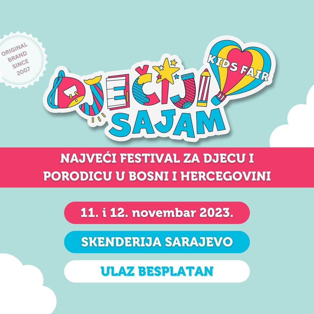 エディン・ジェコさんのインスタグラム写真 - (エディン・ジェコInstagram)「Ambasadorica najvećeg festivala za djecu i porodicu u Bosni i Hercegovini, 8. Dječijeg sajma, ove godine je Amra Džeko, majka petero djece, poduzetnica, humanitarka i filantropkinja. 🤗  “Rado sam prihvatila poziv da budem ambasadorica 8. Dječijeg sajma, pogotovo zbog činjenice da kroz društveno odgovorne kampanje sajam iz godine u godinu podiže svijest djece i roditelja o najvažnijim temama usmjerenim na poboljšanje kvaliteta života u ranoj životnoj dobi. Kroz festivalsko druženje, razne edukativne radionice, igru i zabavu, sajam uspješno promoviše zdravlje i dobrobit djece, kao i smanjenje nejednakosti ili očuvanje životne sredine, što su i globalni ciljevi održivog razvoja. Želim posebno istaknuti fokus ovogodišnjeg Dječijeg sajma, a to je skretanje pažnje na važnost usvajanja pravilnih prehrambenih navika od ranog djetinjstva, jer sam kao majka svjesna da je riječ o najvećem savremenom izazovu za svakog roditelja”, rekla je @amradzeko 🩵✉️  Vidimo se 11. i 12. novembra na staroj adresi, dvorana Mirza Delibašić u Skenderiji i družimo na najboljoj zabavi u BiH! 🎀☁️🍭   #DjecijiSajam #DjecijiSajamSarajevo #AmraDzeko #Ambasadorica #NajboljiSajamZaDjecu #Skenderija #Sarajevo #BiH」10月27日 3時49分 - amradzeko