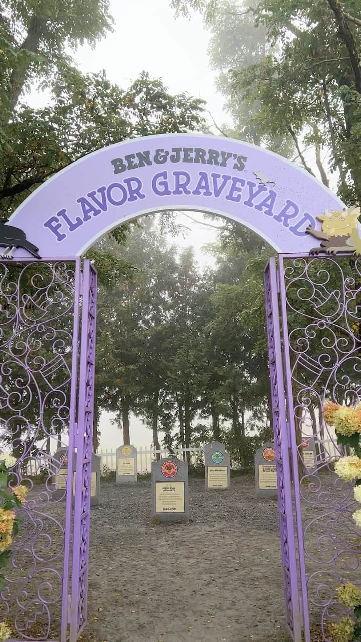 Ben & Jerry'sのインスタグラム：「What a cluster, indeed. #benandjerrys #icecream #whatacluster #flavorgraveyard」