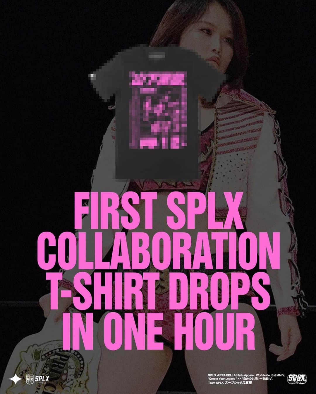 山下実優さんのインスタグラム写真 - (山下実優Instagram)「➡️🏆 MIYU YAMASHITA joins Team SPLX‼️ ➡️ Yamashita’s first official collaboration t-shirt will be available in ONE hour‼️ . . . . #miyuyamashita #yamashita #joshi #joshipuroresu #skullkick #combatsports #tjpw #tokyojoshiprowrestling #ddtpro #ddtプロレスリング #aew #allelitewrestling #aewcollision #champion #japanesewrestling #teamsplx #splx #プロレス #splxプロレス #山下実優」10月27日 4時00分 - miyu.yamashita