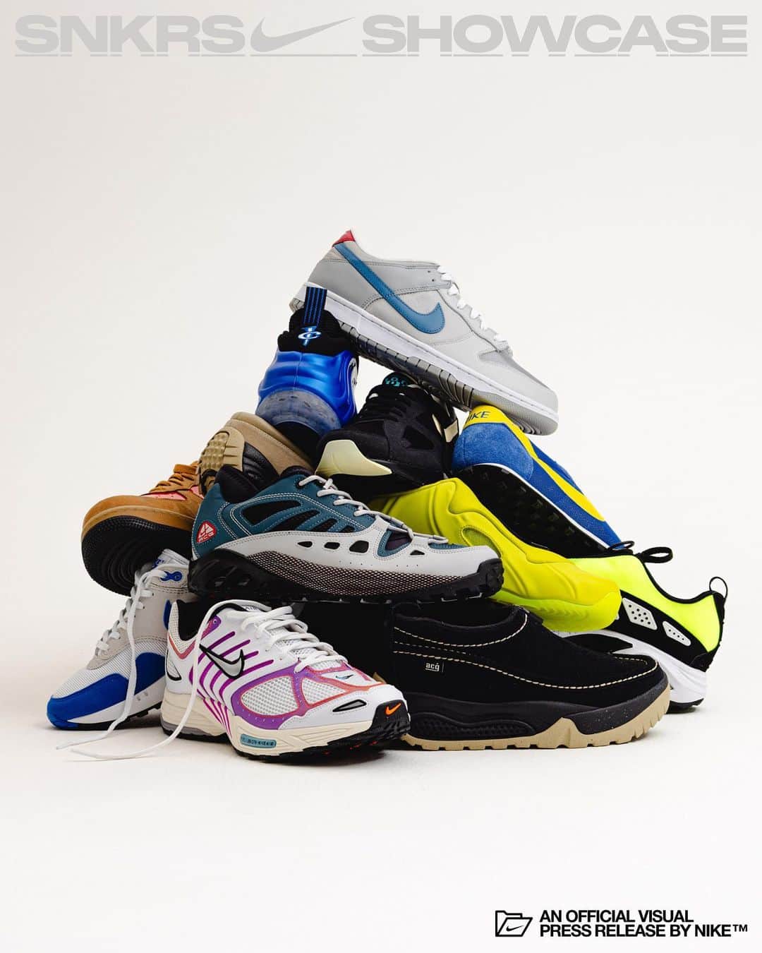 Nike Sportswearのインスタグラム：「ICYM the first ever SNKRS Showcase.👀  Swipe to see some of the the heat and hit the SNKRS app to checkout some of next year’s top releases.  Which pair are you hype for?」