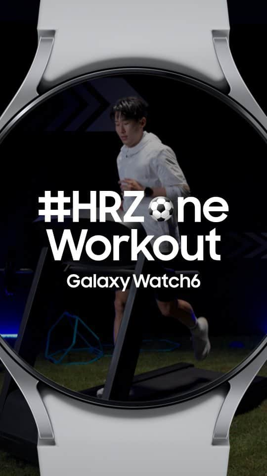 Samsung Mobileのインスタグラム：「This running challenge pushed @hm_son7 into HR Zone 4. Give it a shot and see where you end up! #GalaxyWatch6 #GalaxyxSonny #HRZoneWorkout  Learn more: samsung.com  🎵 Music: @enhypen - Go Big or Go Home」