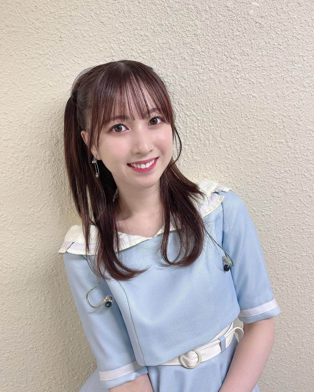 永野芹佳のインスタグラム：「🩵🤍  #akb48」