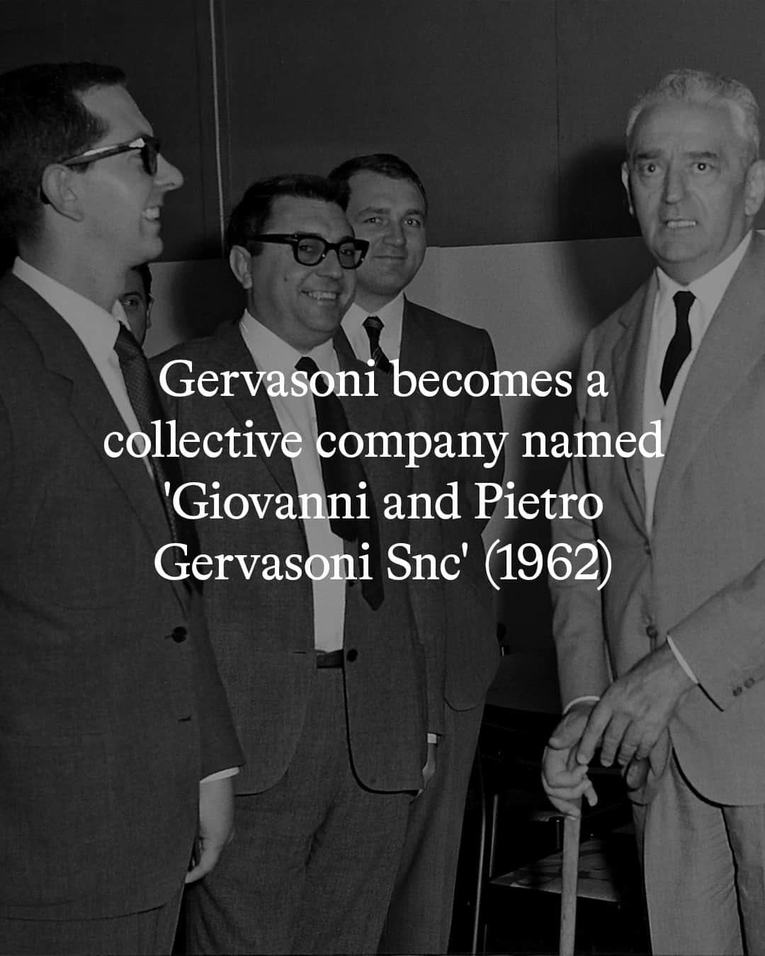 ジェルバゾーニさんのインスタグラム写真 - (ジェルバゾーニInstagram)「Expanding Gervasoni's Horizons (1958 - 1990) / "Gervasoni s.n.c": a son and a partner⁠ ⁠ Pietro Gervasoni - known as Piero - joined his father's Company in 1958, immediately showing remarkable entrepreneurial skills. In 1962, Gervasoni became a general partnership and took the name 'Giovanni and Pietro Gervasoni Snc'.⁠ ⁠ Piero repaid his father's trust by committing himself to the Company's growth. During these years Gervasoni participated in the first Salone del Mobile in Milan (@isaloniofficial) and started focusing on furniture design with the new and pioneering company Germa, characterized by numerous designer collaborations over the years. ⁠ ⁠ Piero Gervasoni led his Company with entrepreneurial skills, far-sightedness, humanity, and generosity, made it a successful and renowned enterprise, and was ready to bring in his sons Giovanni and Michele.⁠ ⁠ Discover the full story on our site!⁠ ⁠ #gervasoni1882 #FoundingTheLegacy #interiordesign #madeinitaly」10月26日 20時35分 - gervasoni1882