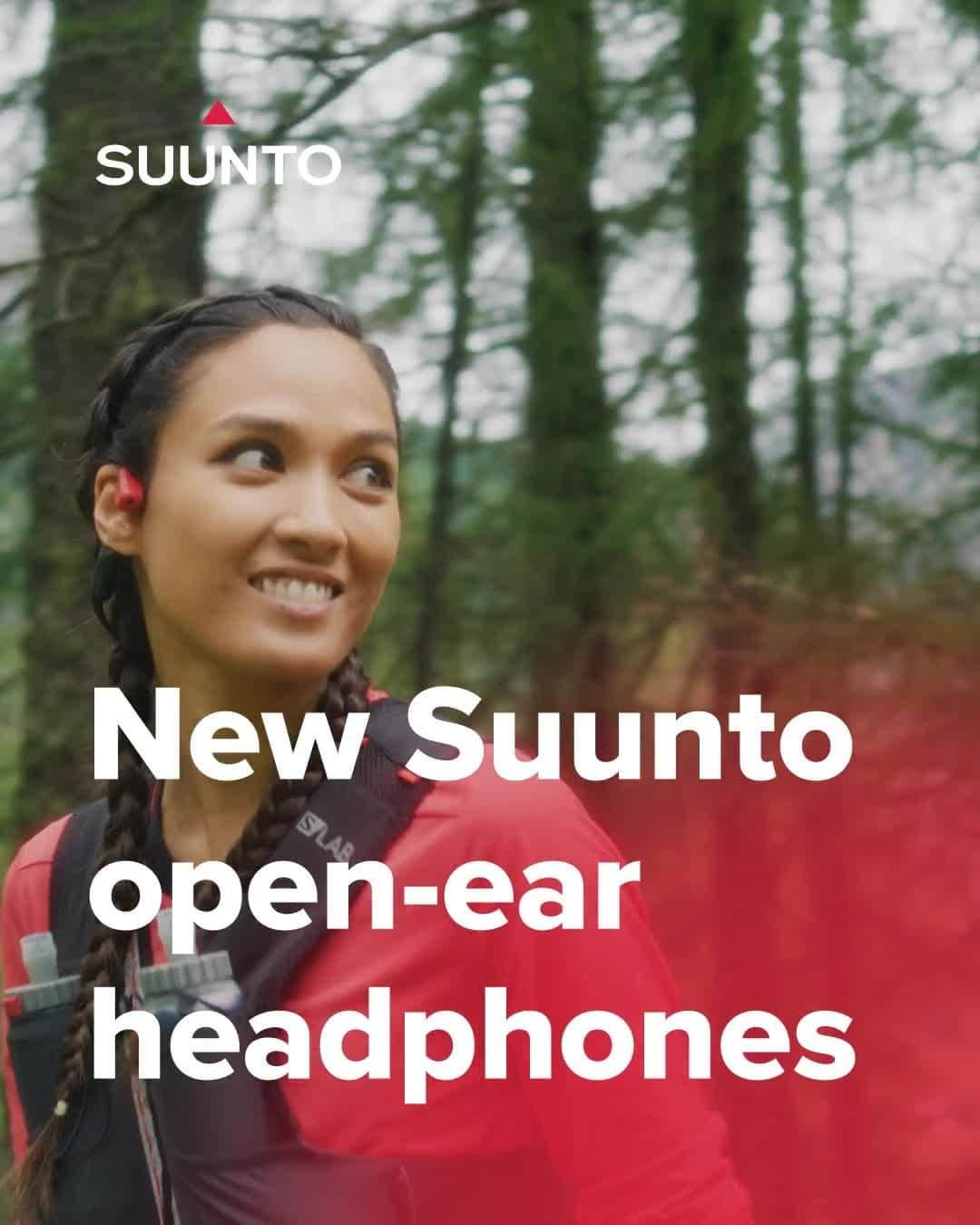 Suuntoのインスタグラム：「Add open-ear technology to your life. Suunto Wing sit in front of your ears, on your jawbone – leaving your ears open to hear birds chirping, the wind in the trees or a car approaching. ⁣ ⁣ #SuuntoWing⁣ #Suunto #AdventureStartsHere⁣」