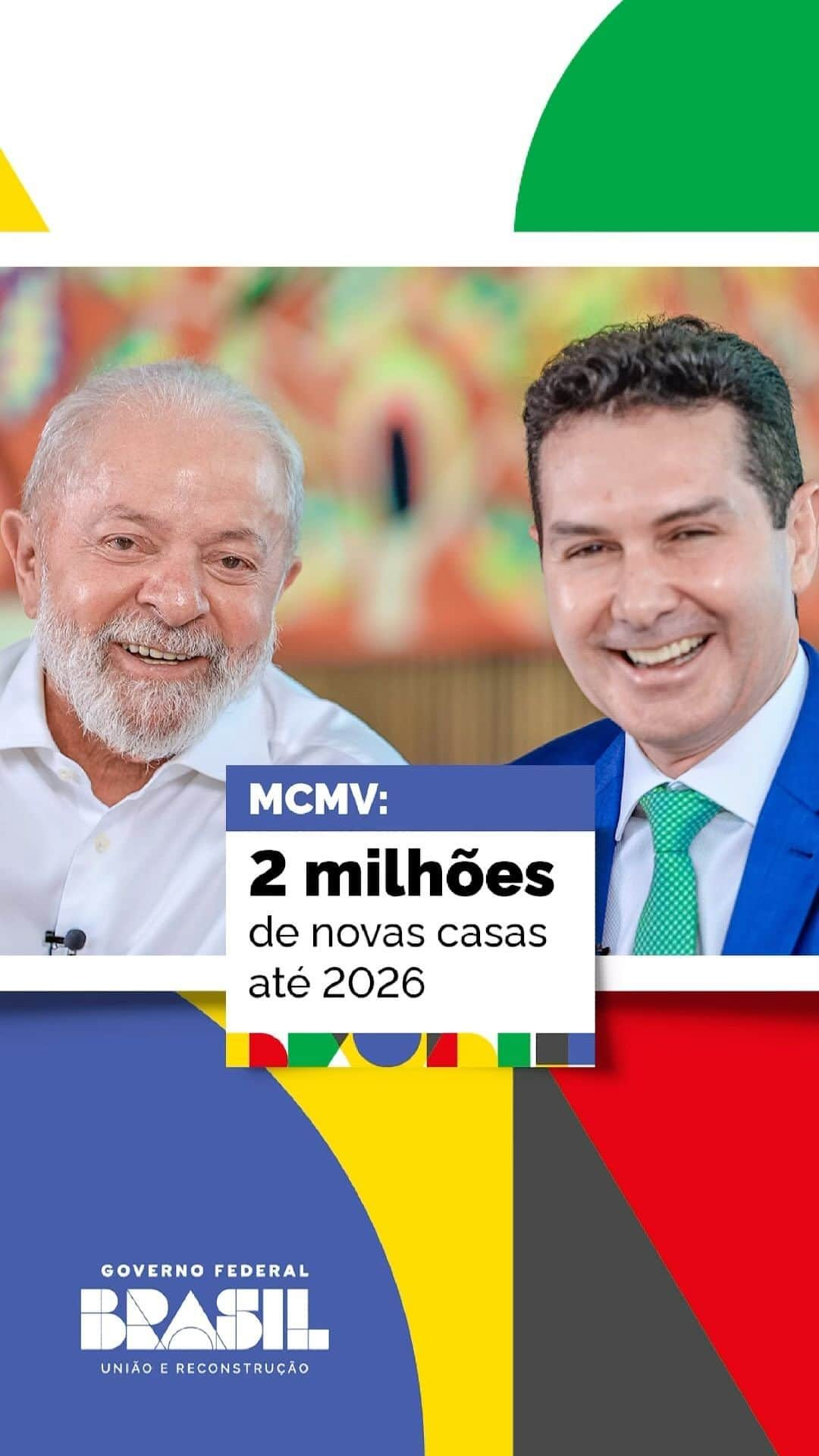 ジルマ・ルセフのインスタグラム：「Com a retomada do Minha Casa Minha Vida, o governo federal pretende construir 2 milhões de novas moradias até dezembro de 2026.  🎥 Audiovisual/PR」