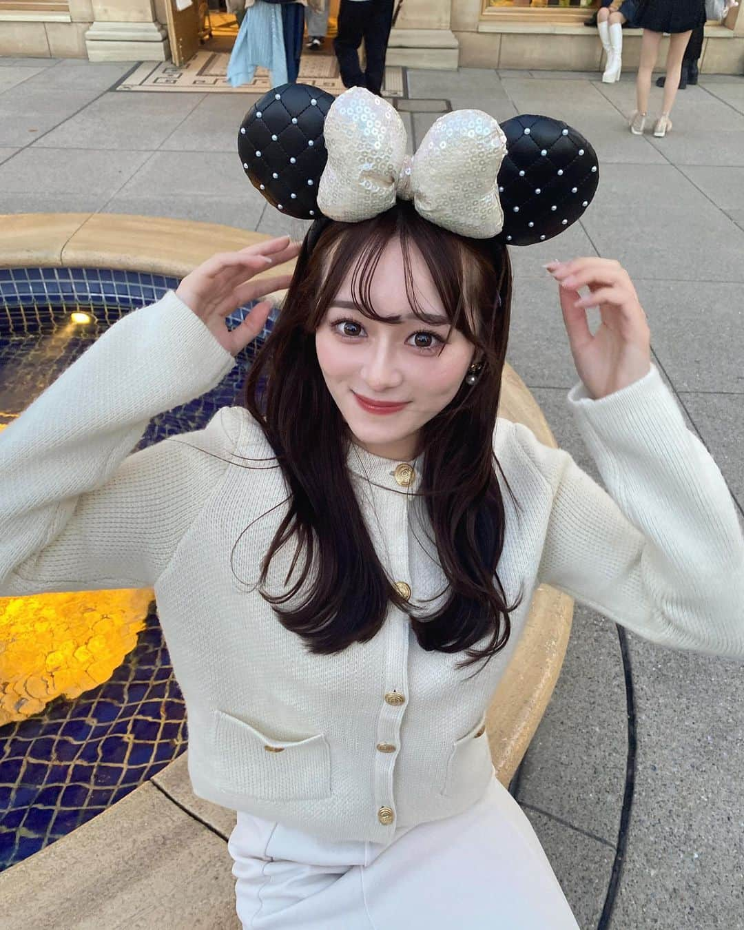 金城愛珠のインスタグラム：「❤︎  ひさびさディズニーシー🐭♡」