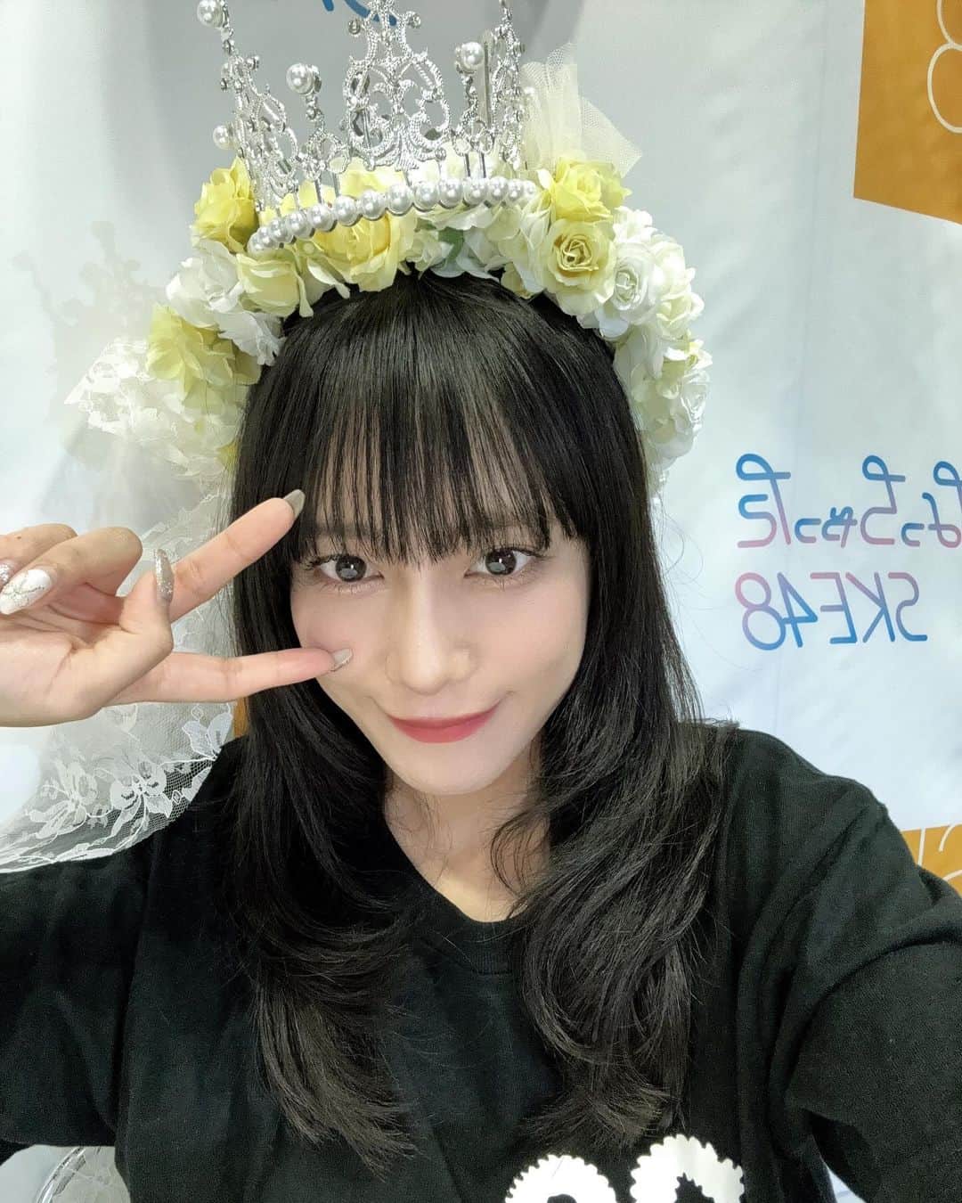 斉藤真木子のインスタグラム：「私だけの特別可愛い花冠➰👑🌼」