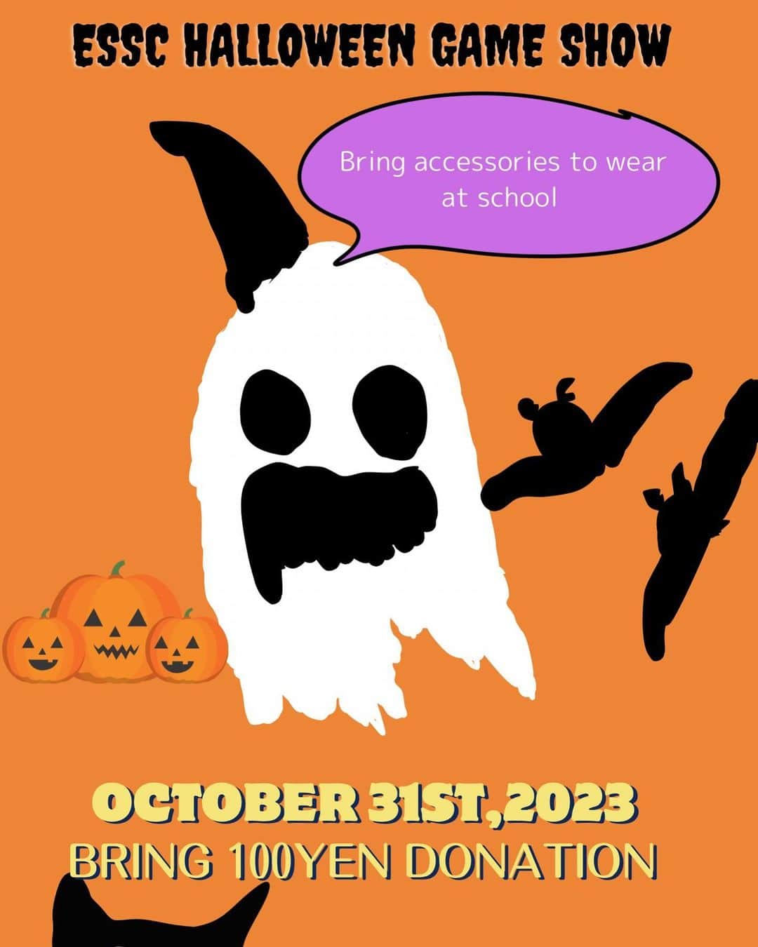 藪木健太郎のインスタグラム：「息子がiPadでHALLOWEENイベントのポスターを作りました(^^) デジタルを使いこなす子供にビックリ！！😳」